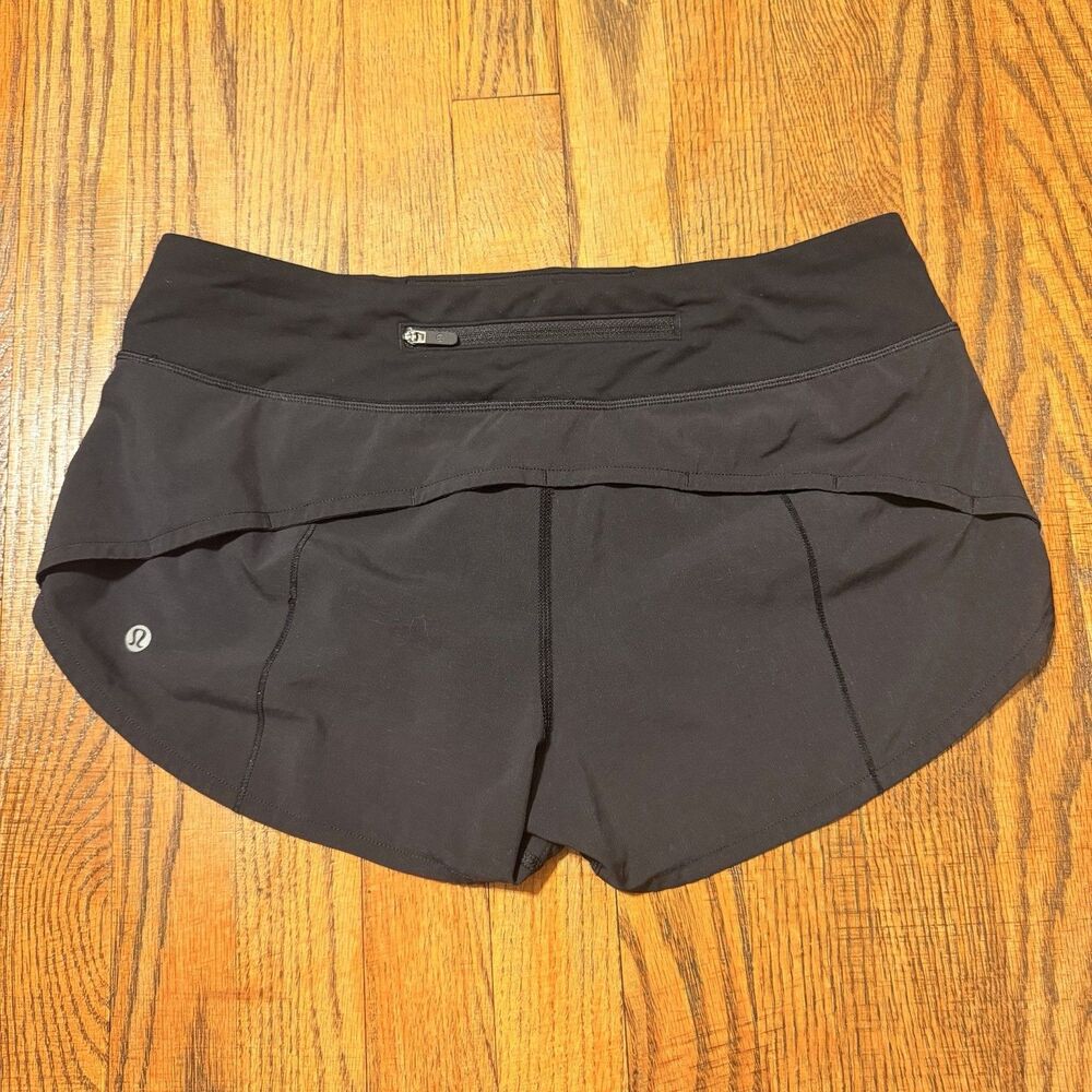 Lululemon Speed Up Short 2.5" Lined Women’s Size 6 Athletic Stretch Black
